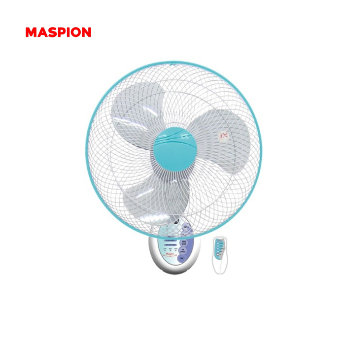 Maspion Wall Fan Aromatic Remote 16 Inch MWF4001RC - Biru 